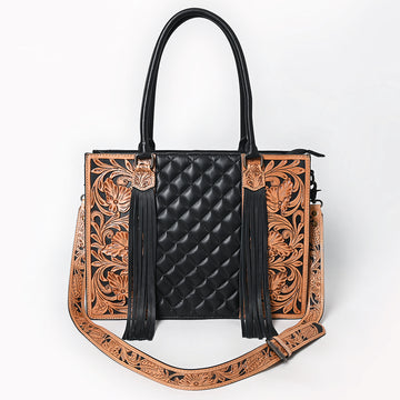 American Darling Tote Hand Tooled Genuine Leather Women Bag Western Handbag Purse